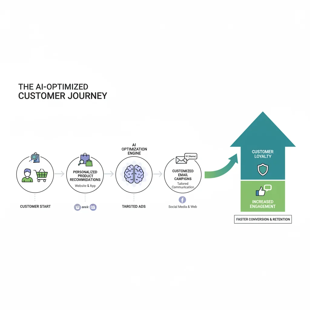 AI-optimized customer journey for engagement