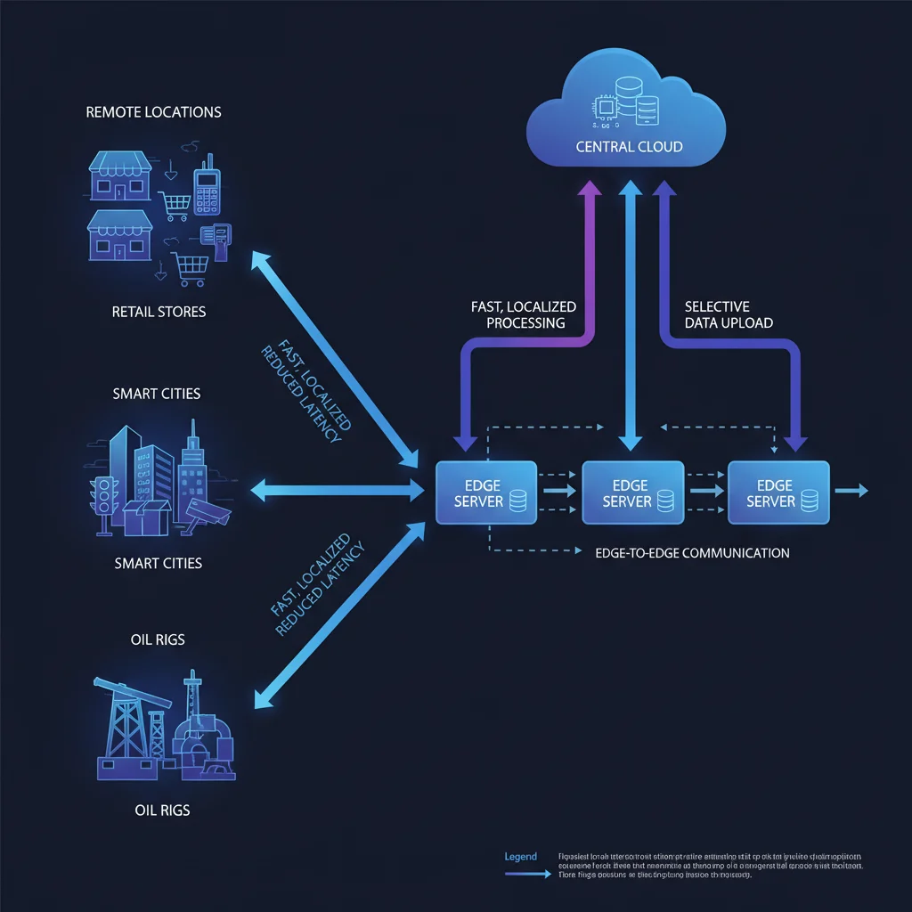 Decentralized data processing with edge and cloud integration