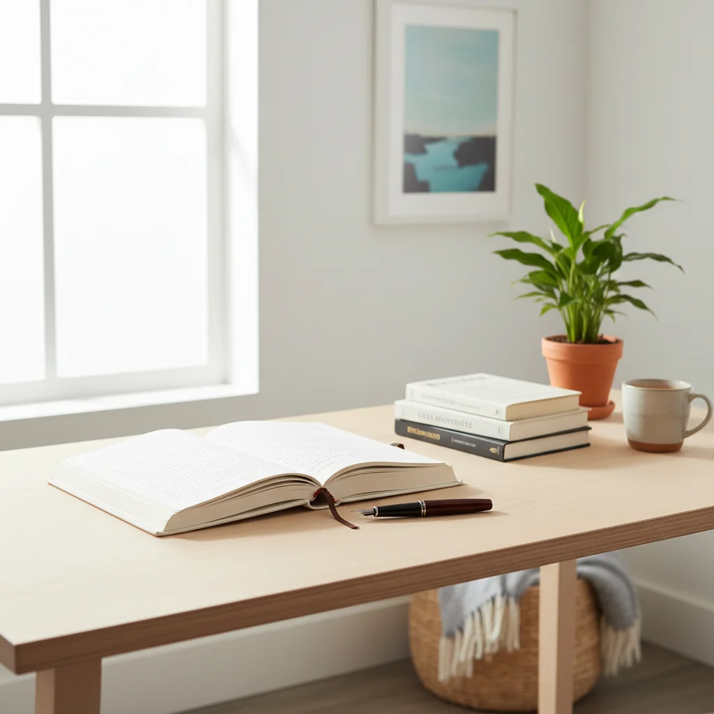 Mindful workspace without digital devices for enhanced productivity