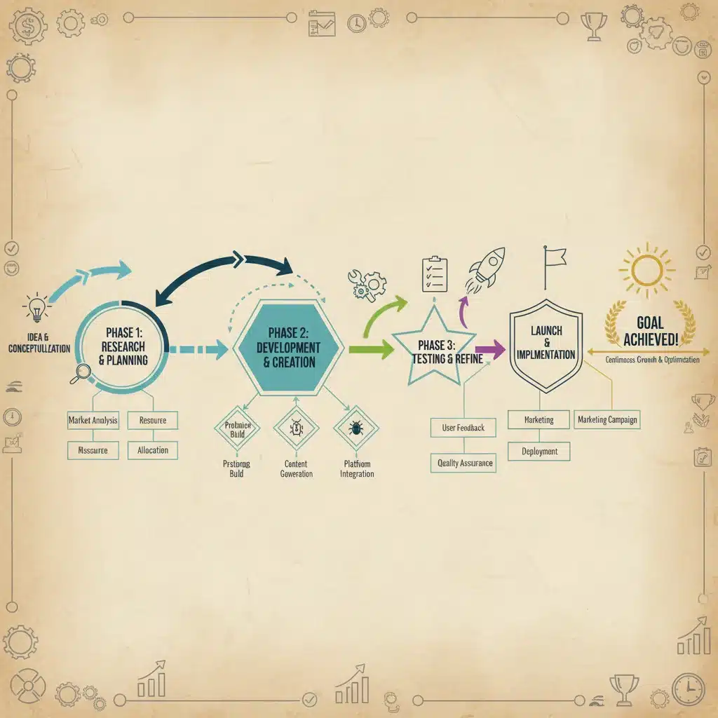 Structured roadmap with milestones for achieving goals.