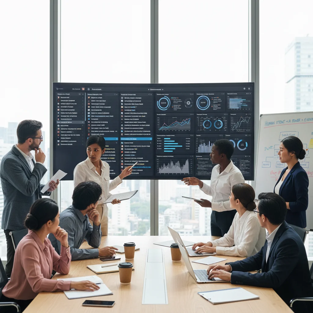Human-AI collaboration in strategic content development