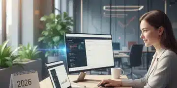 Person triumphantly completing tasks, symbolizing personal effectiveness and productivity in 2026.