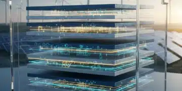 Solid-State Batteries: The Future of U.S. Energy Storage Investment Advanced solid-state battery layers with renewable energy infrastructure in the background.